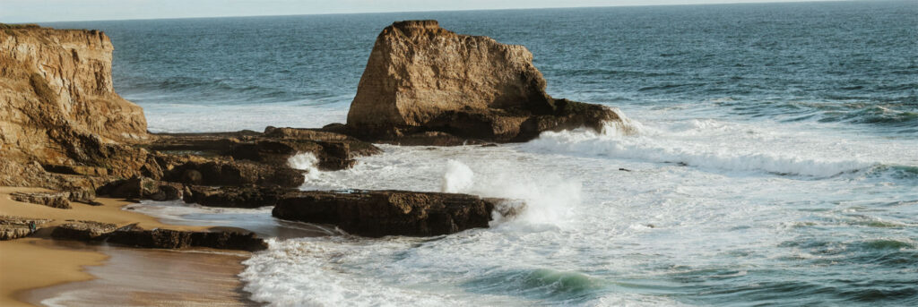 ocean waves on a beach San Jose, CA