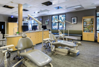 Office with dental chairs San Jose Pediatric Dentist